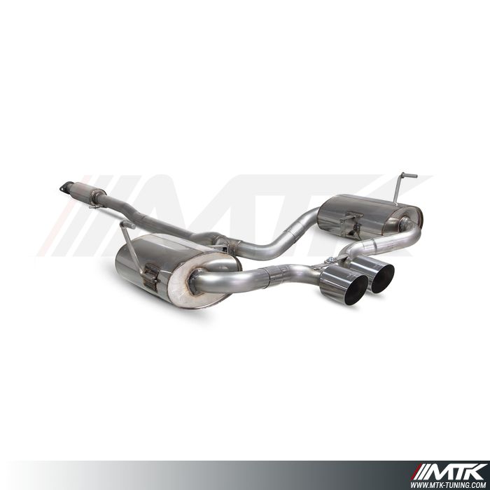 Catback avec silencieux intermediaire Mini Cooper S R52/R53